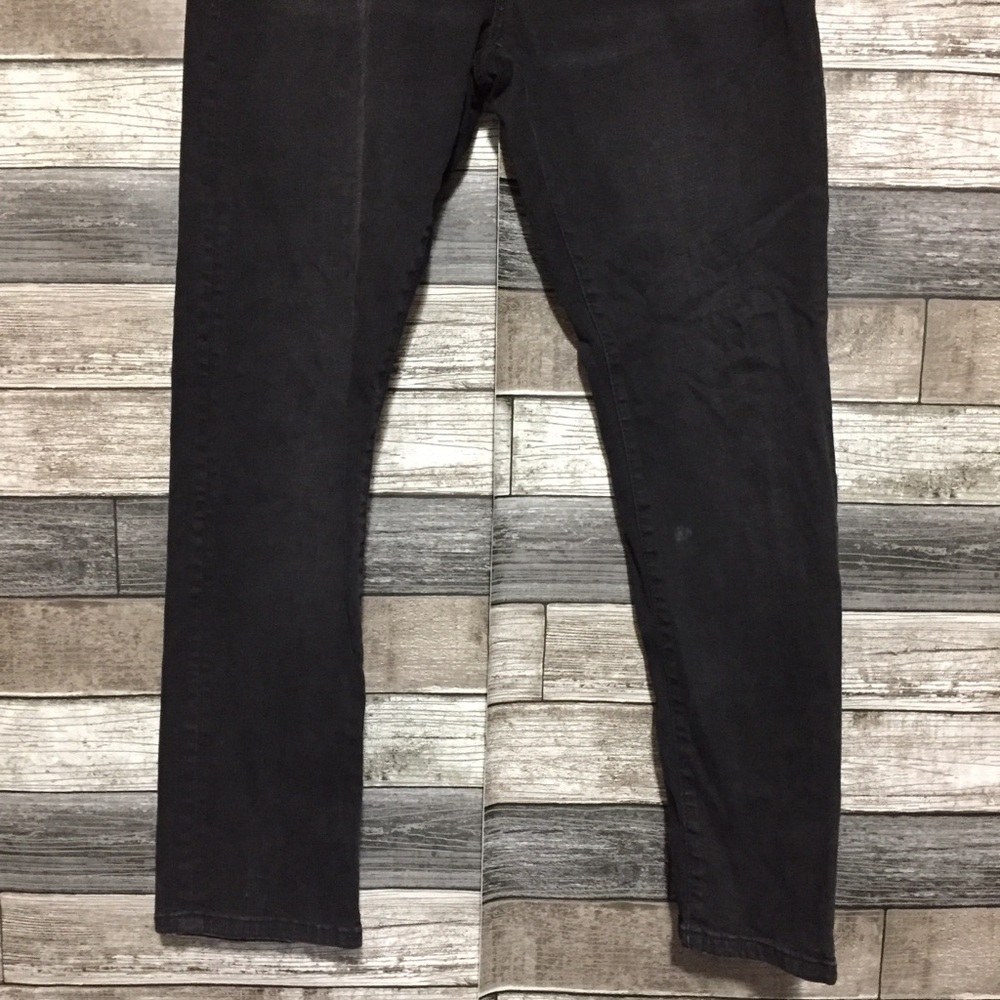 Liverpool Modern Straight Jeans Men’s 35x30 Black Denim Stretch - Picture 6 of 11